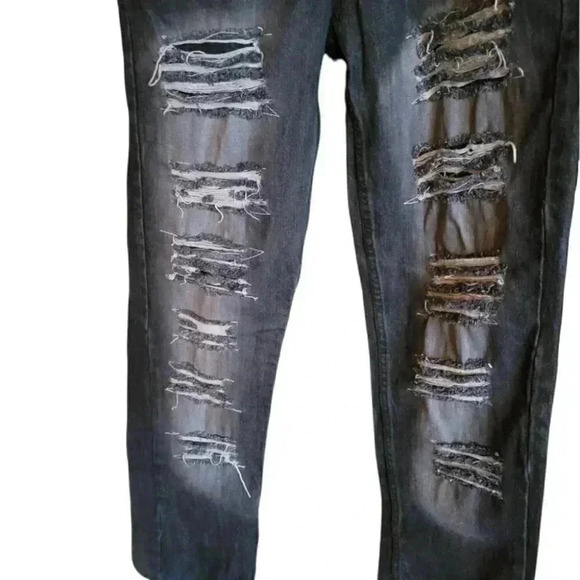 Southpole men's youth Jeans shredded style slim fit  32/32 - Picture 2 of 8